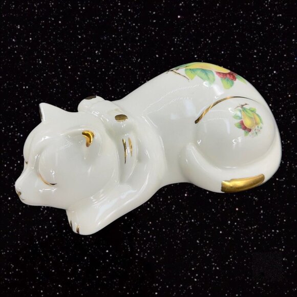 Formalities Baum Bros Ceramic Porcelain Resting Sleeping Painted Cat Figurine - Picture 2 of 10